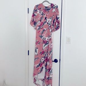 NWT Nightwalker Wonder Years Floral Wrap Dress